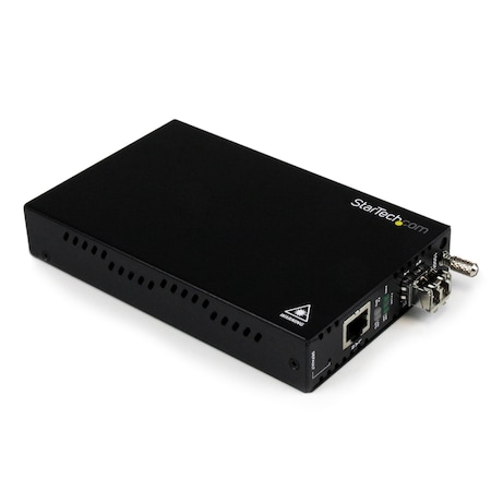 Startech.Com In-Band OAM Fiber Optic Media Converter MM LC 500m ET91000LCOAM